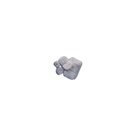 Sterile medical gauze pads and rolls for wound care on a white background
