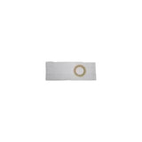White ostomy belt with round opening for medical support and stoma care