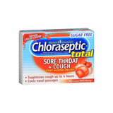 Chloraseptic Total wild cherry lozenges box for sore throat and cough relief