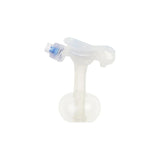 Silicone gastrostomy feeding tube with balloon and clamp for enteral nutrition