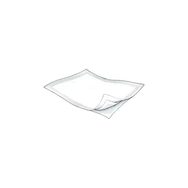 Sterile medical gauze pad for wound care on white background