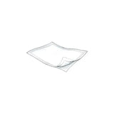 Sterile medical gauze pad for wound care on white background