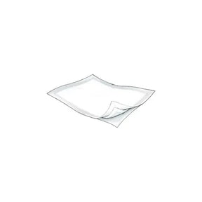 Sterile medical gauze pad for wound care on white background