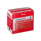 Box of Arginine 500mg medical food supplement for special dietary needs, 30 sachets