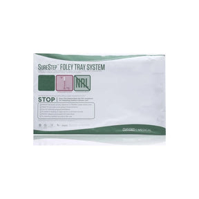 SureStep Foley tray system sterile medical catheter kit packaging with Bard Medical branding