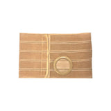 9" Left, Beige, Regular Elastic, Nu-form Belt, Extra Large, 3" Opening Placed 1-1/2" From Bottom, Contoured
