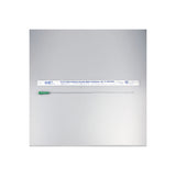HR 14 Fr intermittent coude male catheter with green tip and sterile packaging