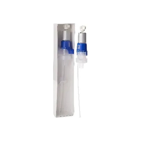Medical suction catheter with blue valve and protective sleeve for respiratory care