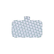 Rectangular medical adhesive electrode pad with Uni-Tab print for ECG monitoring