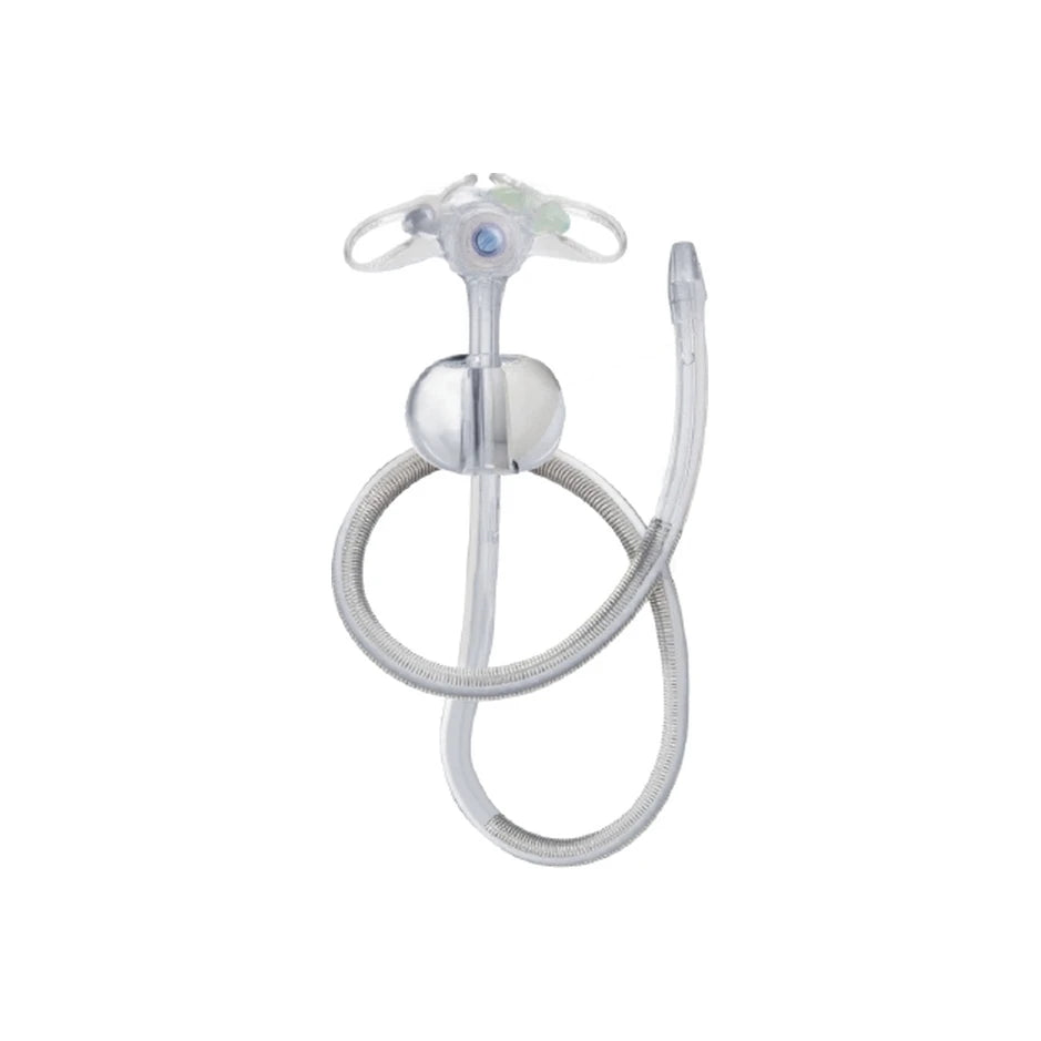 Clear gastrostomy feeding tube with extension set for medical nutrition support