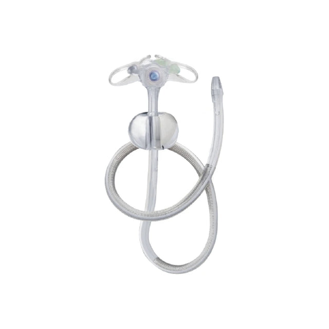Clear gastrostomy feeding tube with extension set for medical nutrition support