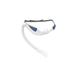 Nasal cannula with headgear and flexible tubing for respiratory support
