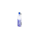 Medical wound care gel in a clear plastic tube with a blue cap on white background