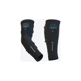 Pair of black Therabody compression sleeves for arm recovery with digital controls