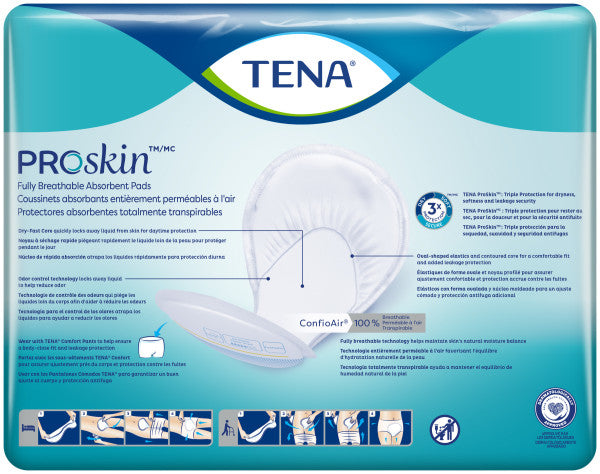 TENA ProSkin Day Regular Absorbent Pads Moderate Absorbency, Unisex, 24"