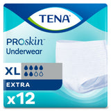 TENA ProSkin Extra Protective Incontinence Underwear, Moderate Absorbency, Unisex, X-Large, 55" - 66"