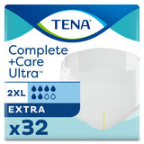 TENA Complete +Care Ultra Incontinence Bariatric Brief, Moderate Absorbency, Unisex 58" - 69"