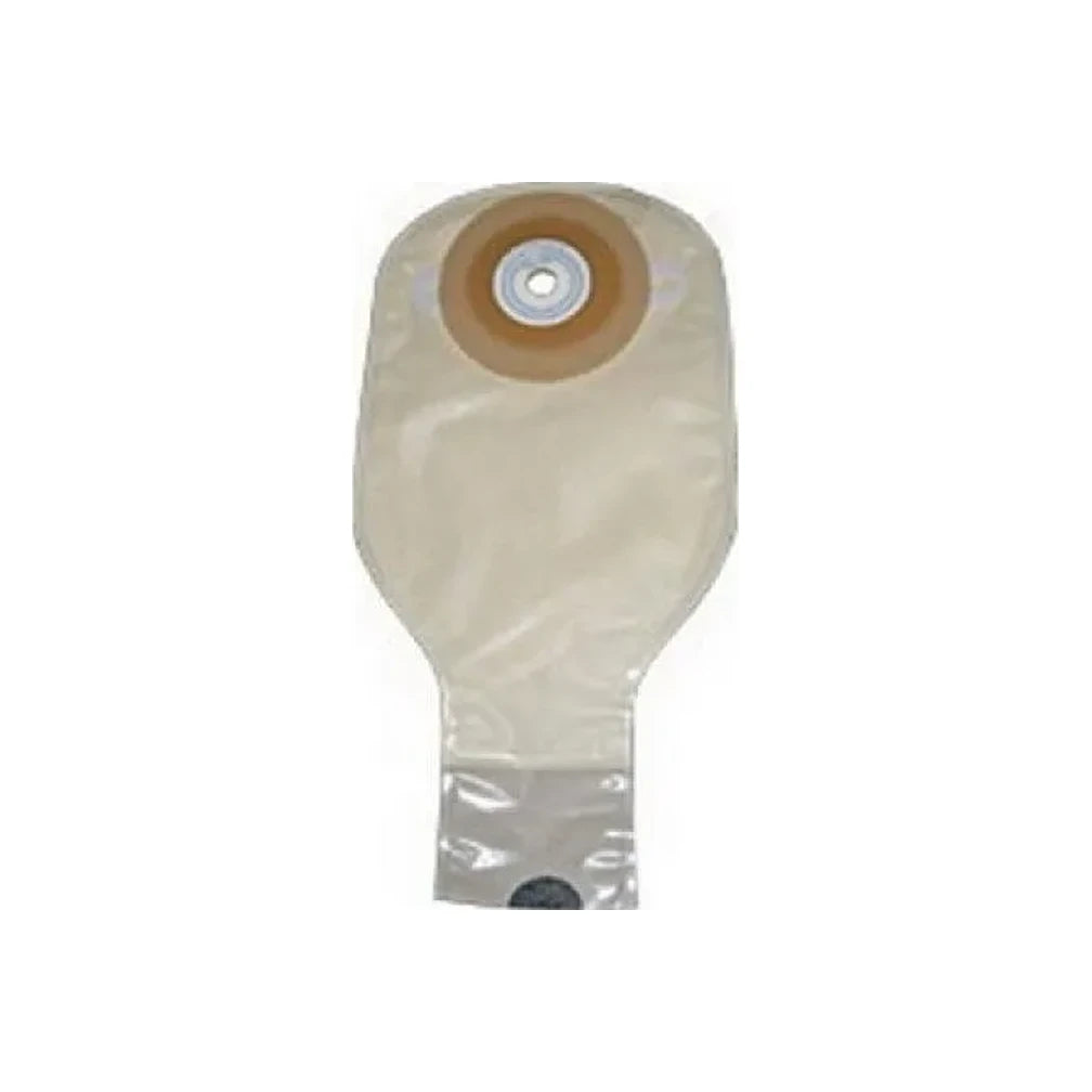 Transparent ostomy pouch with adhesive barrier for medical use