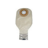 Transparent ostomy pouch with adhesive barrier for medical use