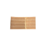 Beige medical abdominal binder with velcro closure for support and compression