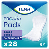 TENA ProSkin Overnight Bladder Leakage Pad for Women, Heavy Absorbency, 16"