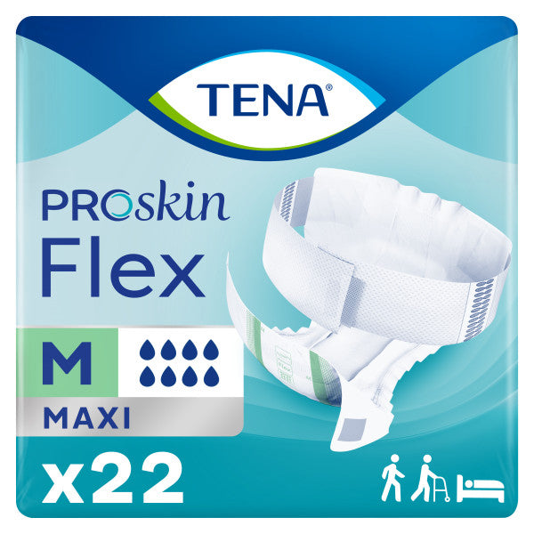 Tena Flex Maxi Briefs, Size 12 28" - 42"