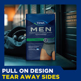 TENA MEN Maximum Plus Premium Fit Incontinence Underwear, Heavy Absorbency, Small/Medium