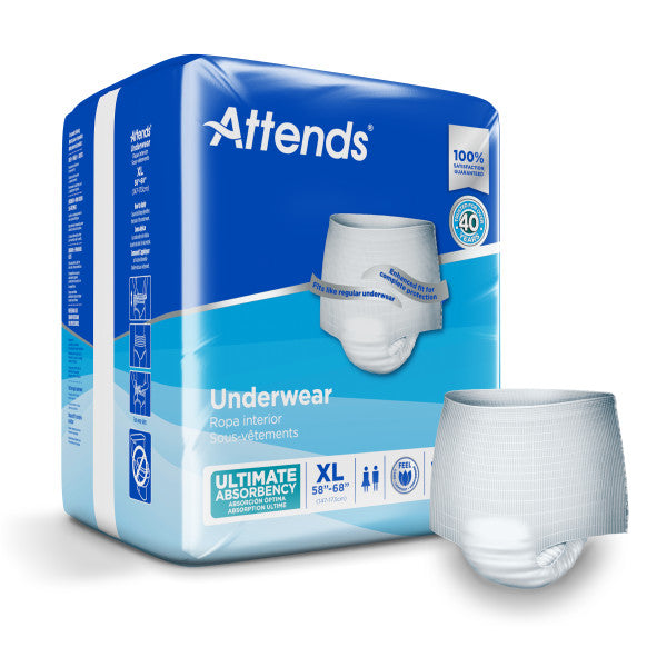 Attends Underwear, Ultimate Absorbency, X-Large