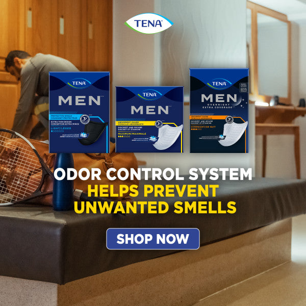 TENA Men Maximum Guard Incontinence Pad for Men, Maximum Absorbency, 8"