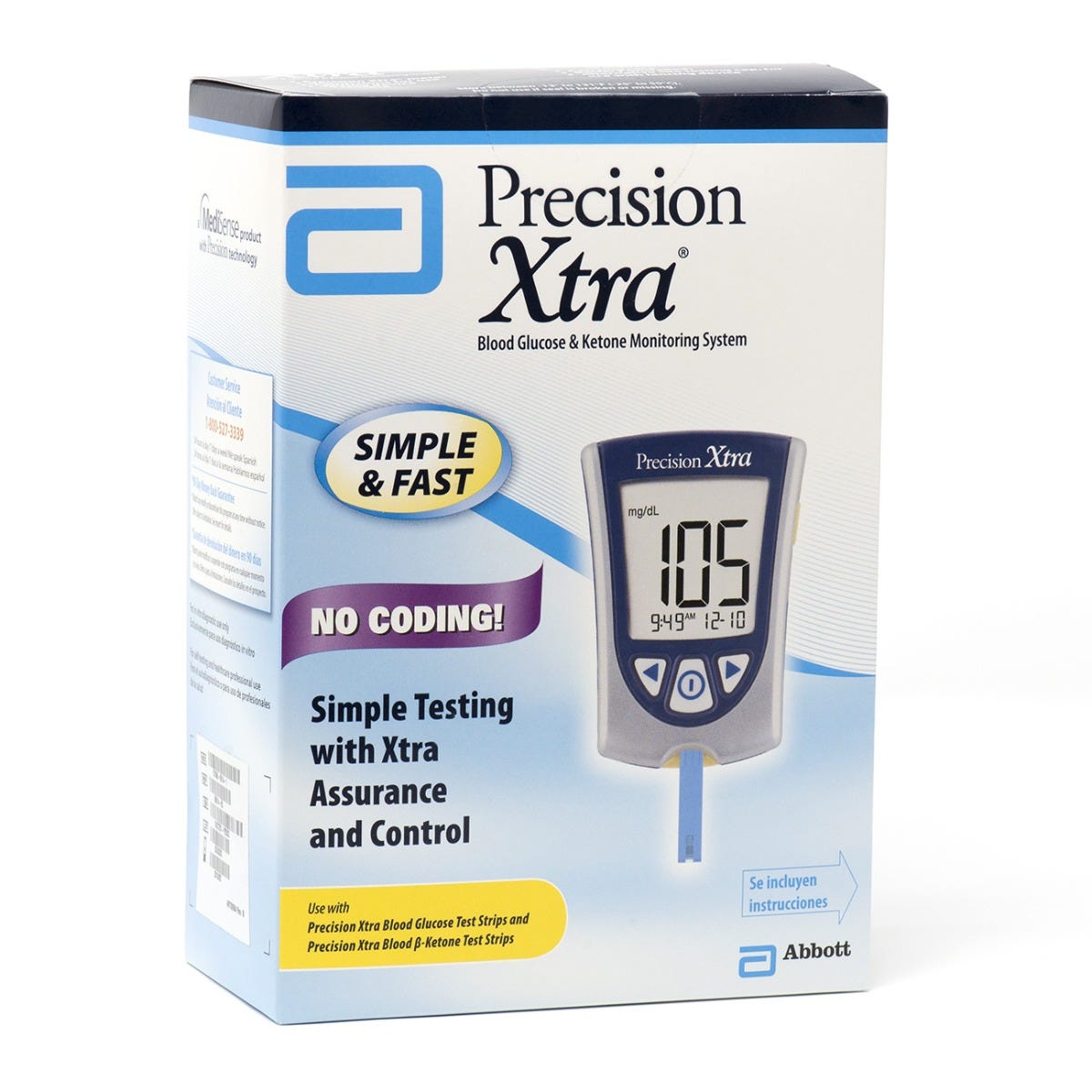 Xtra Machine Kit Precision Xtra Blood Glucose Meter Kit – IRONMED