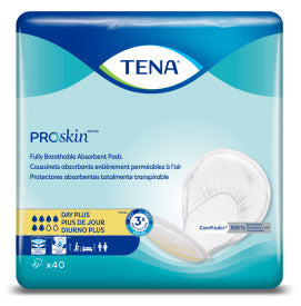TENA ProSkin Day Plus Absorbent Pads, Heavy Absorbency, Unisex, 24"