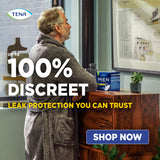 TENA Men Maximum Guard Incontinence Pad for Men, Maximum Absorbency, 8"