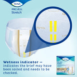 TENA ProSkin Stretch Ultra Incontinence Brief, Heavy Absorbency, Unisex, 2X-Large, 64" - 70"