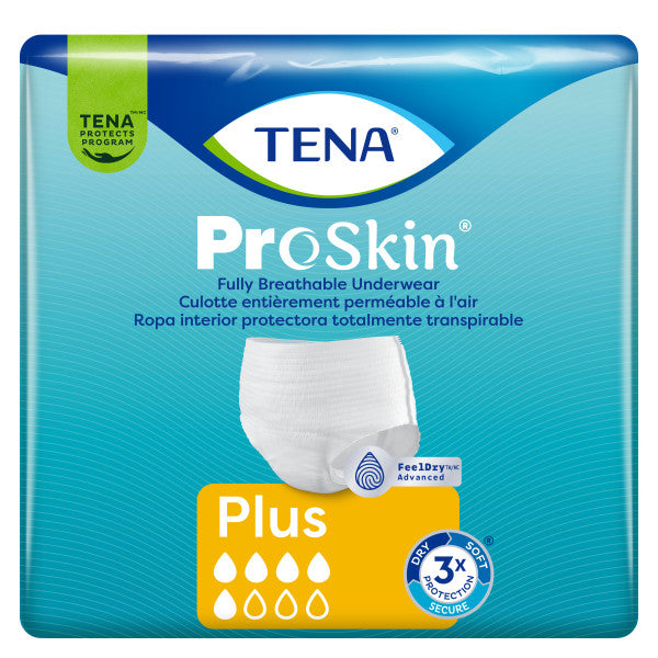 Tena Proskin Plus Protective Underwear, Medium 34" - 44"