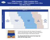 TENA Complete +Care Ultra Incontinence Bariatric Brief, Moderate Absorbency, Unisex 58" - 69"