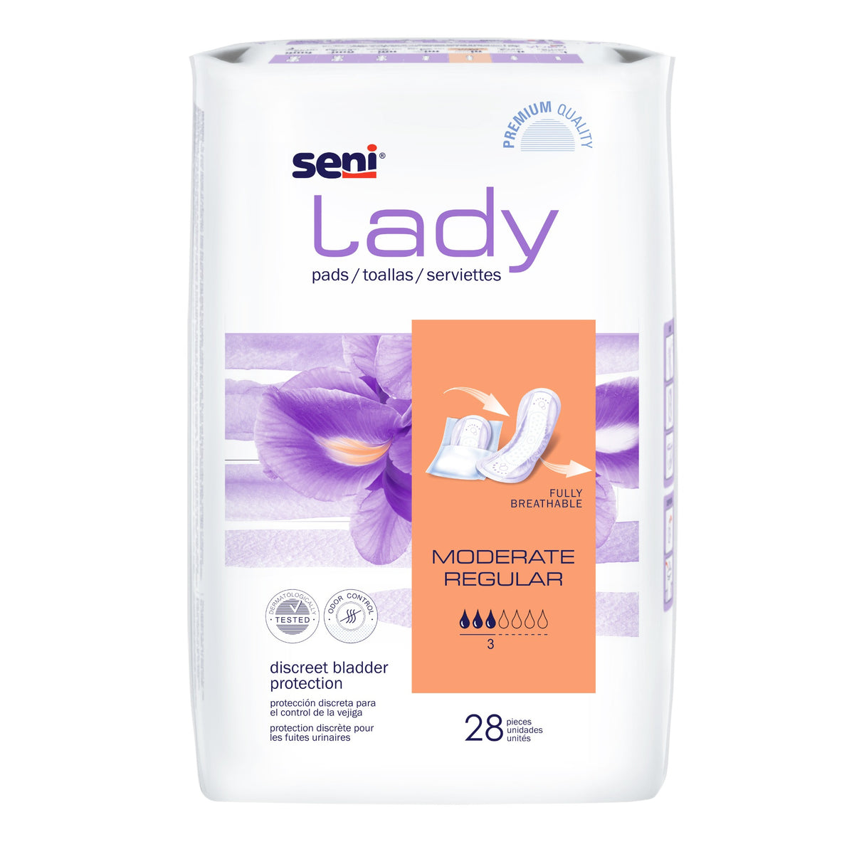 SENI LADY PADS MODERATE REGULAR- 10"