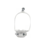 Nasal CPAP mask with headgear for sleep apnea therapy, displayed on white background