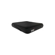 Black ROHO wheelchair seat cushion for pressure relief and comfort support
