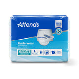 Attends Underwear, Ultimate Absorbency, Large