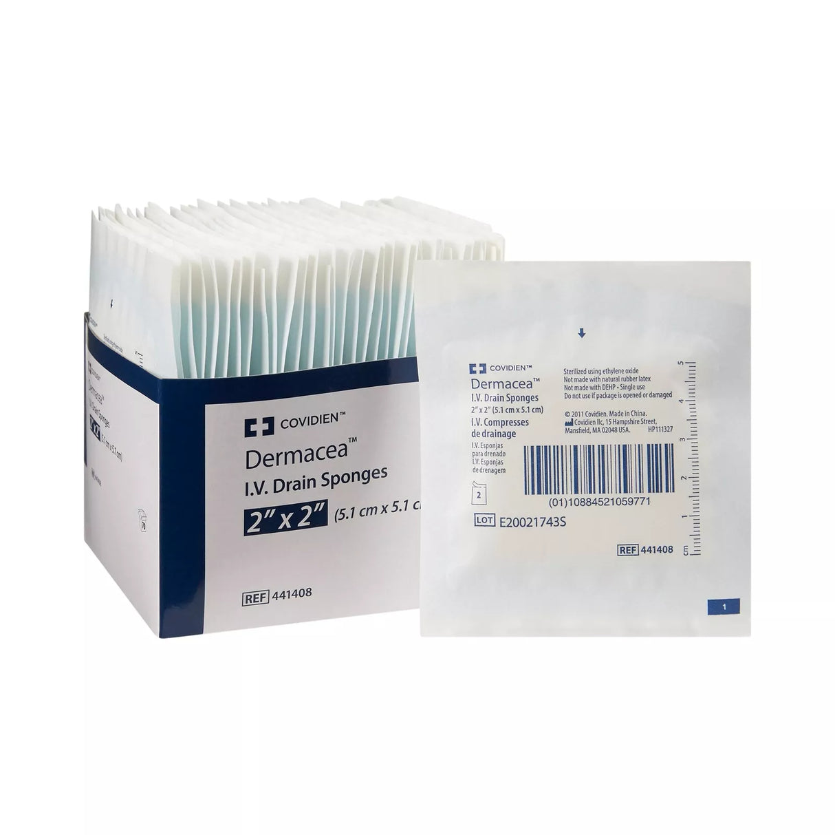 Dermacea Sterile I.v Sponge, Sterile 2's, 2" X 2" - Replaces 55cnwds226s