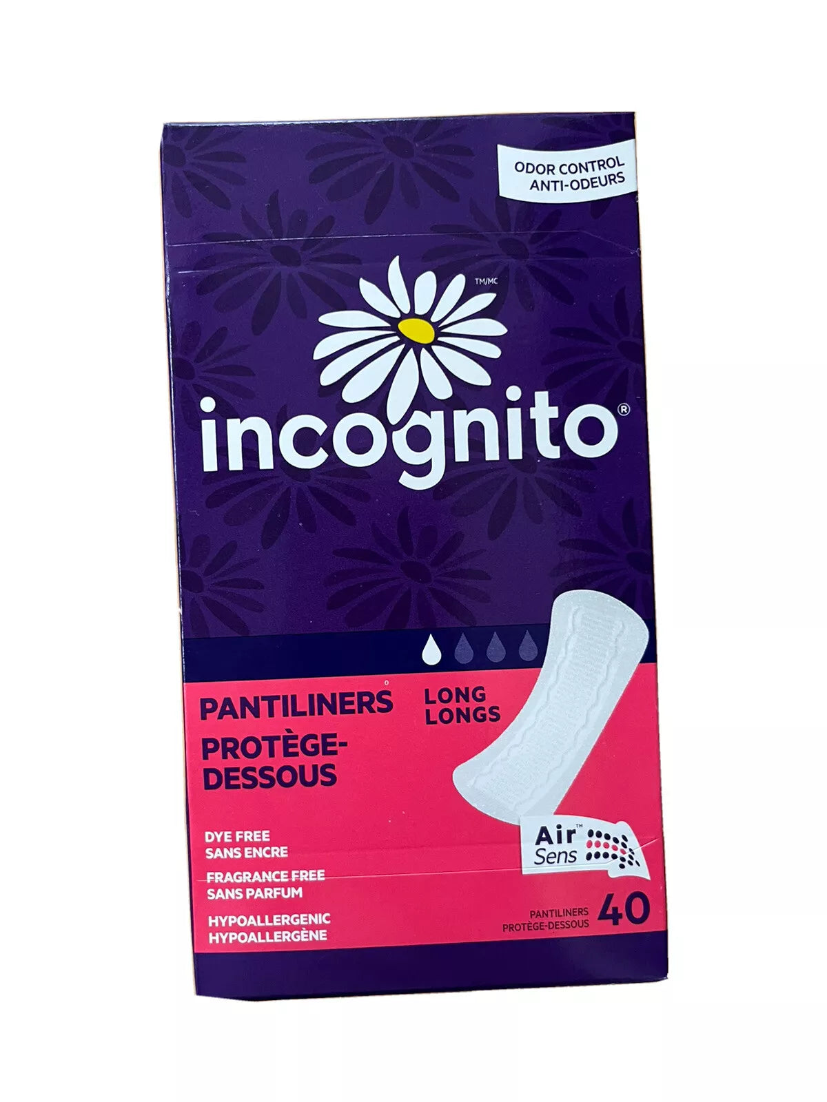 Incognito Pantiliner, Long