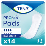 TENA ProSkin Day Light Incontinence Pad, Light Absorbency, Unisex, 13"