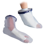 Foot wearing waterproof cast protector for shower, medical cast cover on ankle and toes