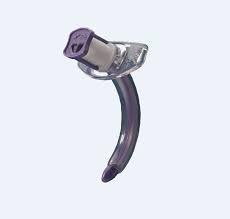 Smiths Medical Asd, Inc. Bluselect Tracheostomy Tube With Wedge, Uncuffed, Non-fenestrated, Size 10.0 - Replaces Sf502100