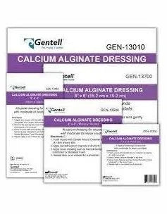 Gentell Calcium Alginate Dressing, 4" X 4"