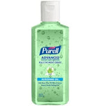 Purell Advanced green hand sanitizer gel bottle with aloe, suitable for hygiene and sanitizing