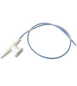Medical drainage tube with connector, sterile blue tubing for essential medical supply use