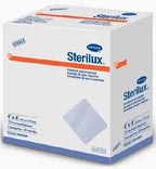 Sterilux sterile gauze pads box for medical wound care and dressing supplies