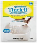 Thick-It unflavored instant food and beverage thickener packet with spoon pouring powder