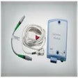Medical device with cables and sensor for home health monitoring